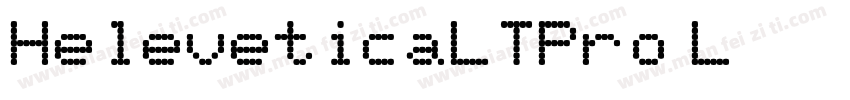 HeleveticaLTPro Light font字体转换